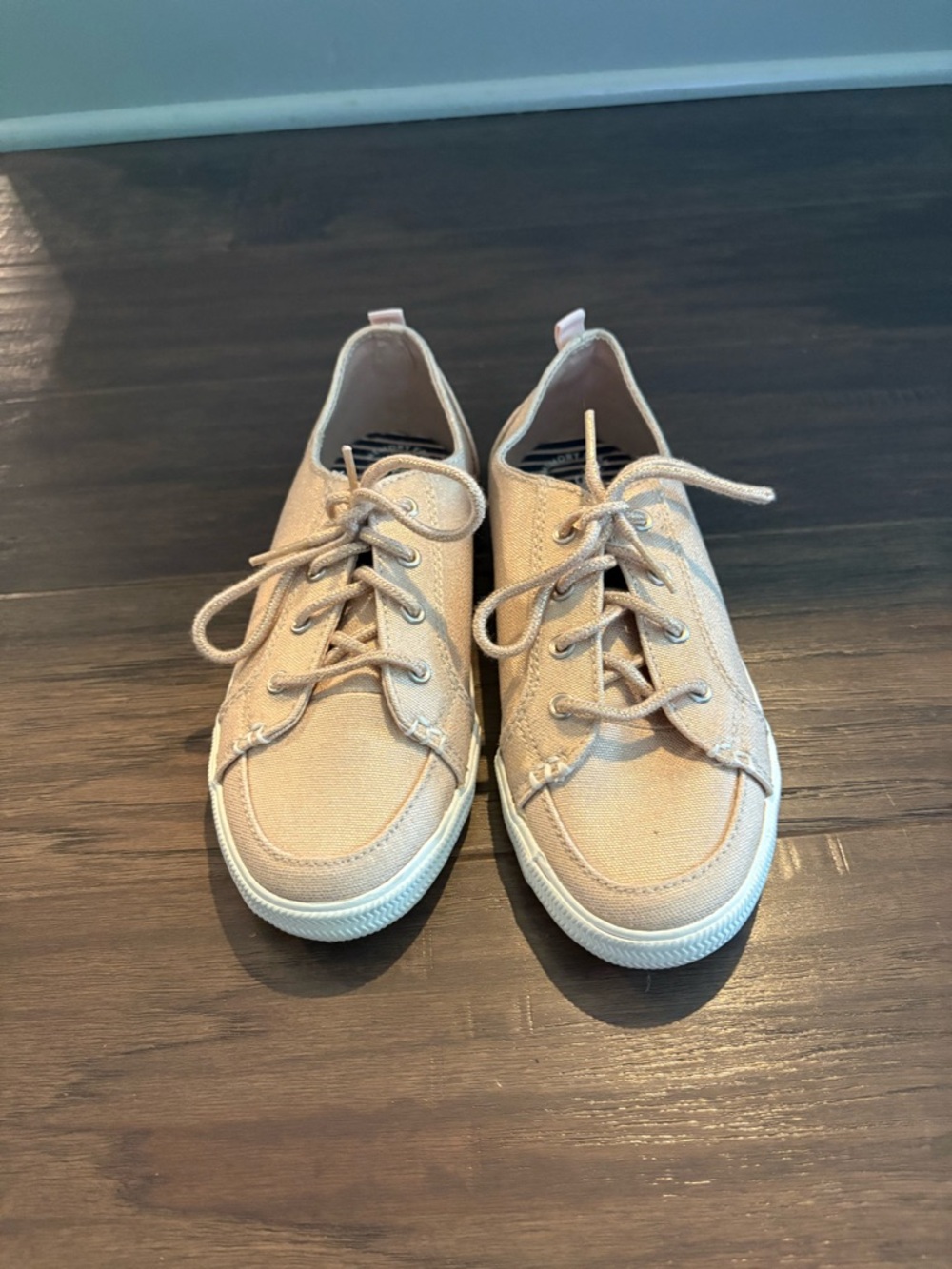 Sperry Lounge Ltt Pink Shimmer Sneakers | US 2.5 | EU 34